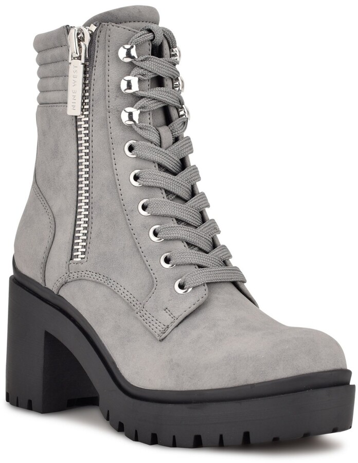 nine west grey booties