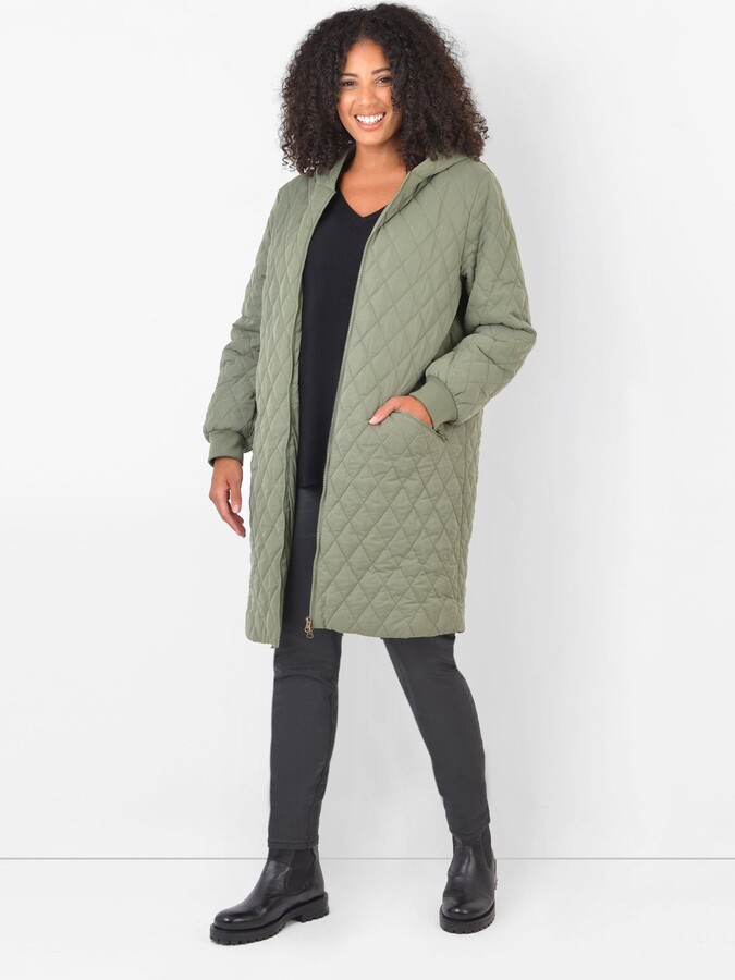khaki green coat