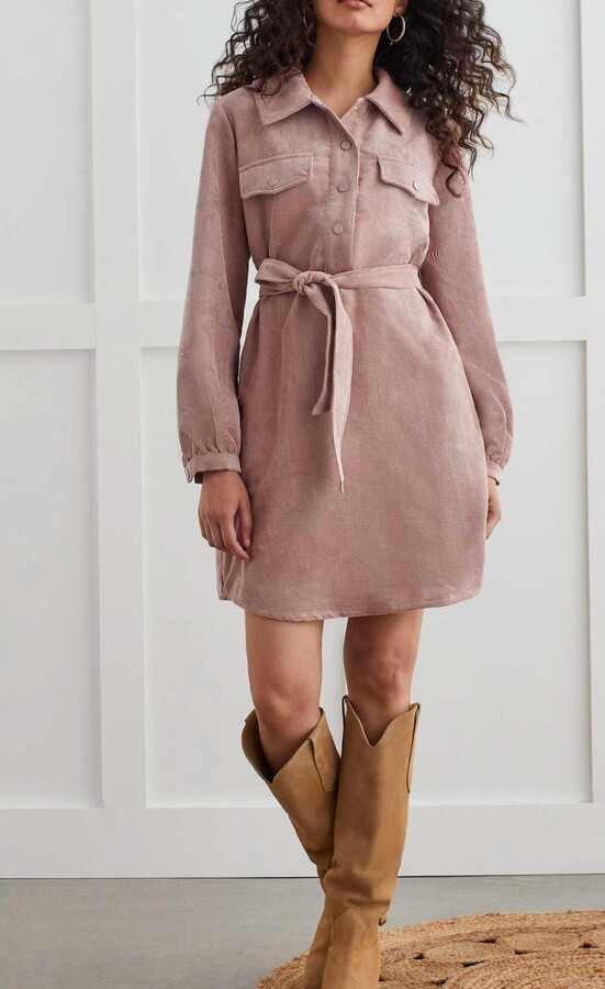 Oliphant Balloon Sleeve Dress In Lilac Selva - ShopStyle