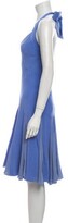 Thumbnail for your product : Zac Posen Silk Knee-Length Dress w/ Tags Blue