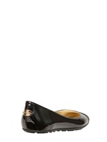 Thumbnail for your product : Jimmy Choo Whirl Glitter And Patent Ballerina Flats
