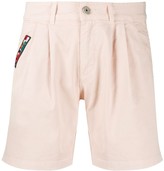 Thumbnail for your product : Mr & Mrs Italy Embroidered Patch Cotton Blend Bermuda Shorts