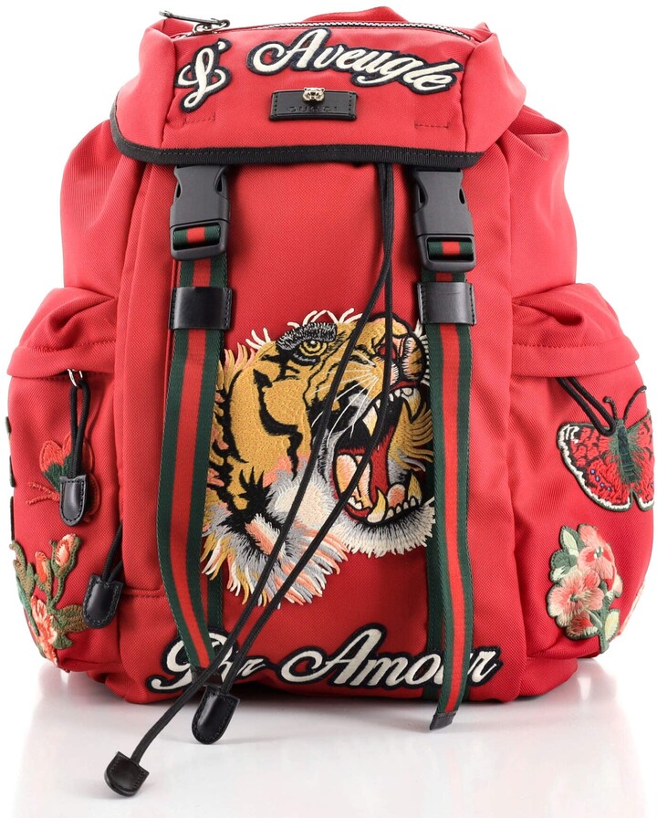 Gucci Techpack Backpack Embroidered Techno Canvas - ShopStyle