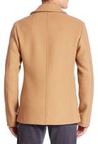 Thumbnail for your product : Tomas Maier Double Breasted Wool Blend Peacoat