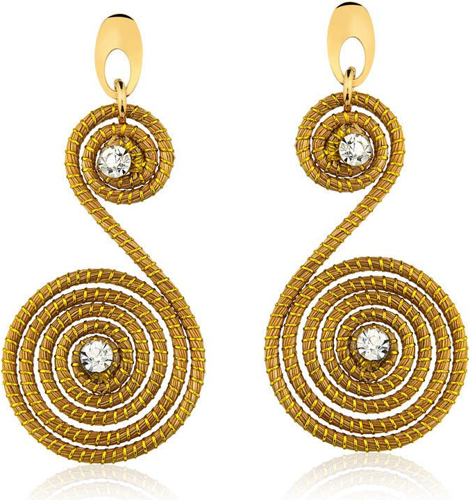 Fetutti Jewelry Snail Golden Grass Earrings