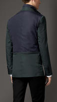 Thumbnail for your product : Burberry Modern Fit Colour Block Blazer With  Warmer