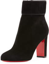 Thumbnail for your product : Christian Louboutin Moulamax Suede 85mm Red Sole Bootie