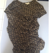 Thumbnail for your product : Etoile Isabel Marant Leopard print Silk Top