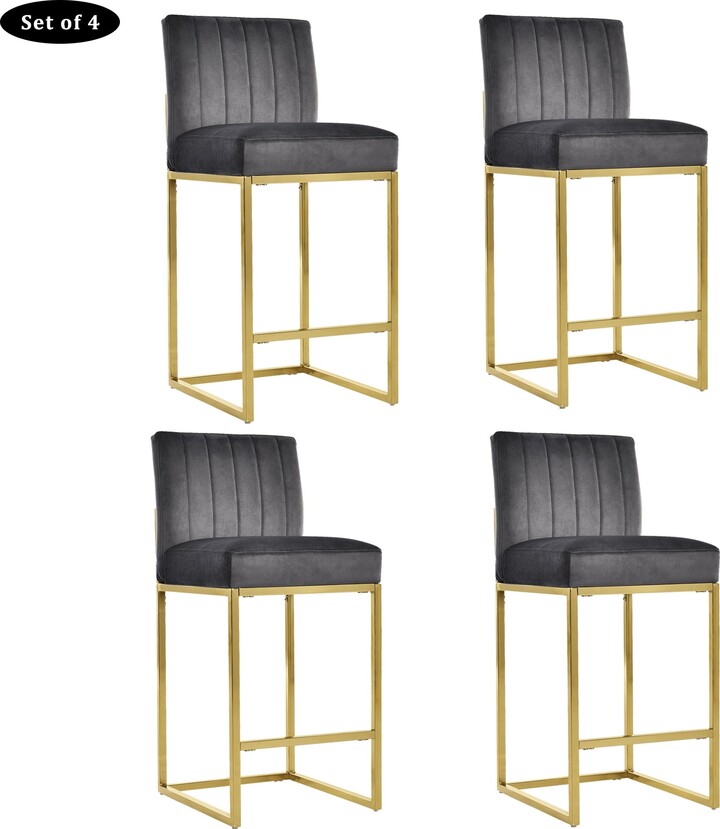 Modern Counter Height Bar Stools Dining Chairs Set of 4 ShopStyle