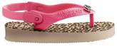 Thumbnail for your product : Havaianas Baby Chic Animal Thong