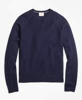 Thumbnail for your product : Brooks Brothers Merino Wool Diagonal Texture Raglan Crewneck Sweater
