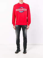 Thumbnail for your product : DSQUARED2 mountaineer logo sweatshirt