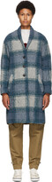 Thumbnail for your product : Etoile Isabel Marant Blue Wool Gabriel Blanket Coat