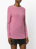 Thumbnail for your product : Zoe Karssen embroidered stripe T-shirt