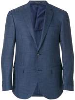 Thumbnail for your product : Corneliani woven single breasted blazer