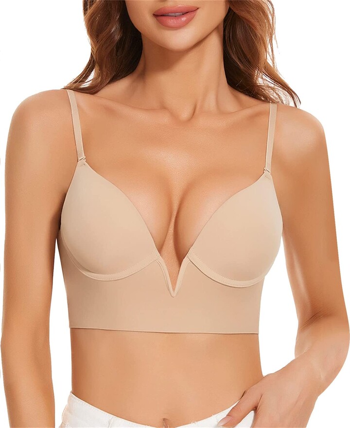 Women's Plus Size Strapless Bras Underwire Support Non Padded