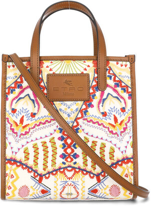 Fullfun Women Embroidered Owl/Tassel Stripe Tote Bags,Messenger Crossbody Bag 