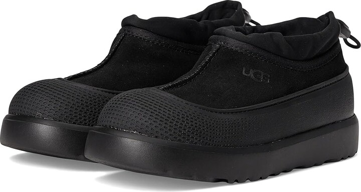 Ugg Kids Tasman Weather Hybrid (Toddler/Little Kid/Big Kid) Kid's Shoes Black : 12 Little Kid M, Suede