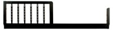 Thumbnail for your product : DaVinci Jenny Lind Todd Rail in Ebony