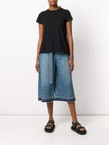 Thumbnail for your product : Sacai high rise denim culottes