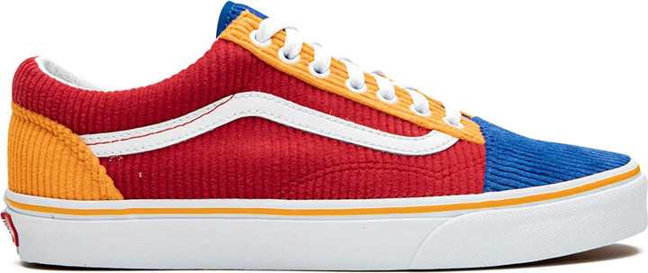 vans red orange