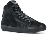 Thumbnail for your product : Leather Crown Smooth Lace-Up Sneakers