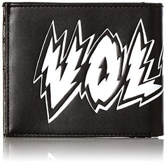 Volcom Corps Large Geldbeutel Wallet, Unisex Adults’ Schwarz (Black Destructo), 3x10x12 cm (B x H T)