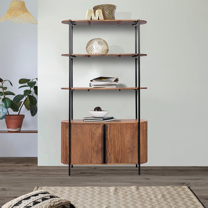Indus Valley Zen Bookshelf Natural ShopStyle Home Office