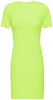Thumbnail for your product : Helmut Lang Neon Ribbed-knit Mini Dress