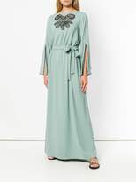 Thumbnail for your product : Pinko embroidered front maxi dress