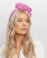 Thumbnail for your product : Fillies Collection Women's Pink Fascinators - Bespoke Leather Flower Headband Fascinator