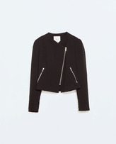 Thumbnail for your product : Zara 29489 Asymmetric Zip Jacket