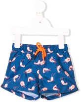 Thumbnail for your product : Sunuva Shrimp Print Swim Shorts
