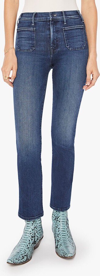 Mother The Patch Pocket Insider Flood Bootcut Jeans