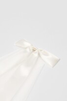 Thumbnail for your product : Nasty Gal Womens Bridal Satin Bow Hair Clip and Veil