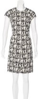 Thumbnail for your product : Lela Rose Woven Patterned Dress