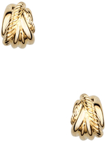Thumbnail for your product : David Yurman Yellow Gold Crossover Wrap Earrings