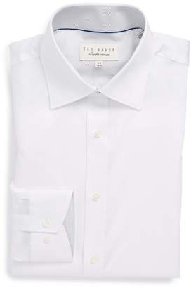 Ted Baker Oncore Trim Fit Micro Stripe Dress Shirt