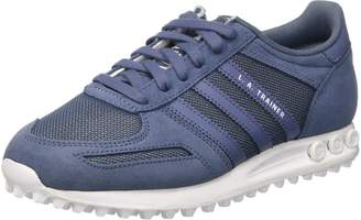 adidas Women's La Trainer Low-Top Sneakers Blue Tech Ink/FTWR White) 4 UK 36 2/3 EU