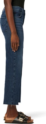 Hudson Rosie Raw Hem High Waist Ankle Wide Leg Jeans