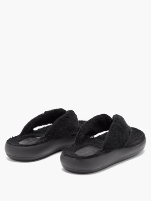 Ancient Greek Sandals Charisma Terry Flip Flops - Black