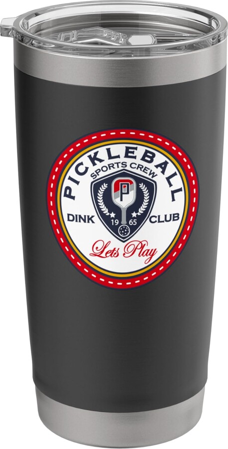 Pickleball Sports Crew Pickleball Sports Live Love Play, Dink Club, Let's Play. Stainless Steel Insulated Tumbler