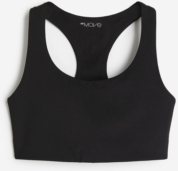 DryMove™ Medium Support Sports bra - Black - Ladies