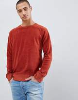 Thumbnail for your product : Nudie Jeans Samuel organic cotton terry sweatshirt in orange