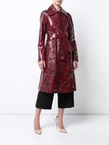 Thumbnail for your product : Rochas snakeskin coat