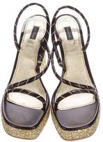 Thumbnail for your product : Marc Jacobs Glitter Slingback Sandals