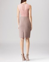 Thumbnail for your product : Reiss Dress - Rio Color Block Chain Detail