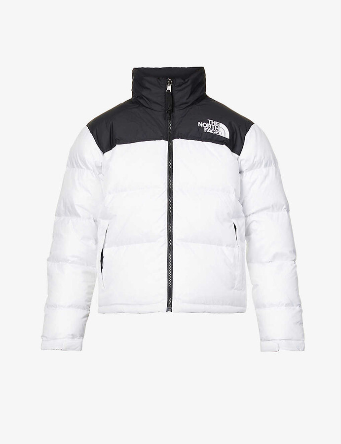cream north face puffer jacket