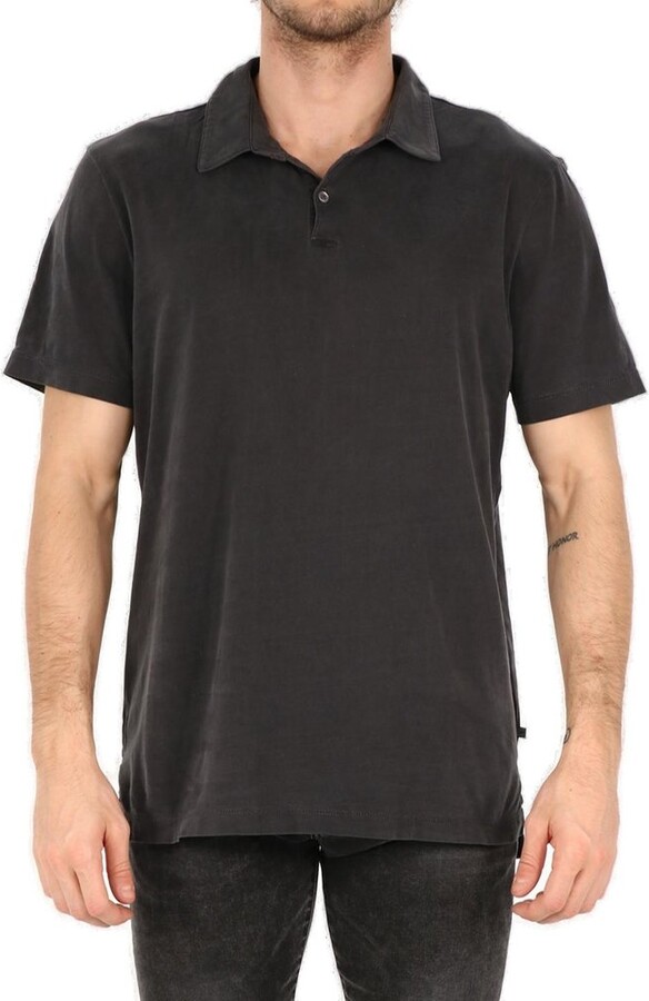 James Perse Short-Sleeved Jersey Polo Shirt