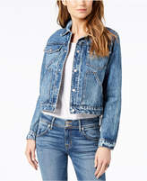 Thumbnail for your product : Hudson Cotton Cropped Denim Jacket